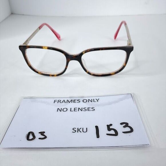 KATE SPADE Eyeglasses Tortoise Silver “Natalia” H7P 48-16-140 Frame - Picture 7 of 9